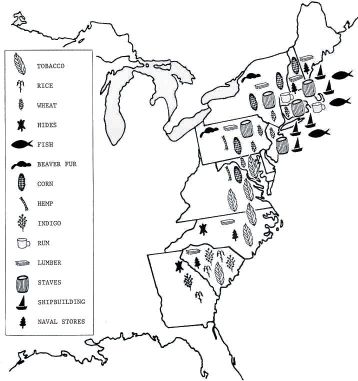Southern colonies coloring pages southern colonies colonies map colonies