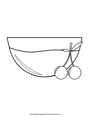 Cranberry sauce coloring page â free printable pdf from