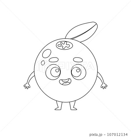Coloring page funny cranberry coloring bookãããããç æ
