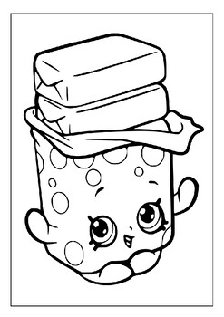 Fun with food large collection of printable cute food coloring pages for kids