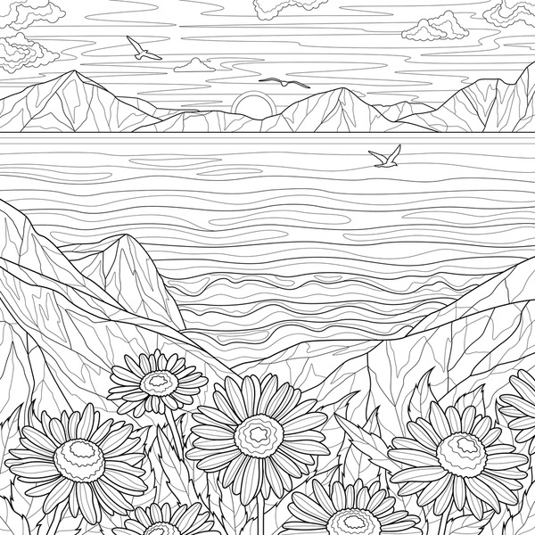 Detailed coloring pages royalty