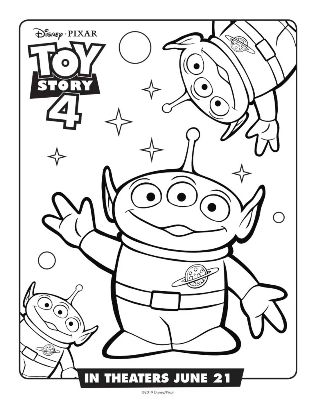 Coloring page toy story