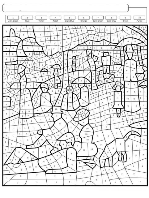 Tareitas colorear por numero abstract coloring pages winter art lesson coloring book art