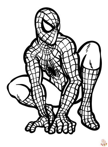 Spiderman coloring pages