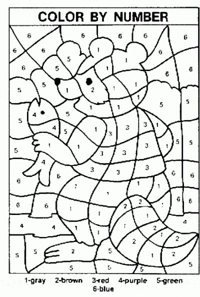 Âââ colorear por numeros animal coloring pages color by numbers coloring pages for kids