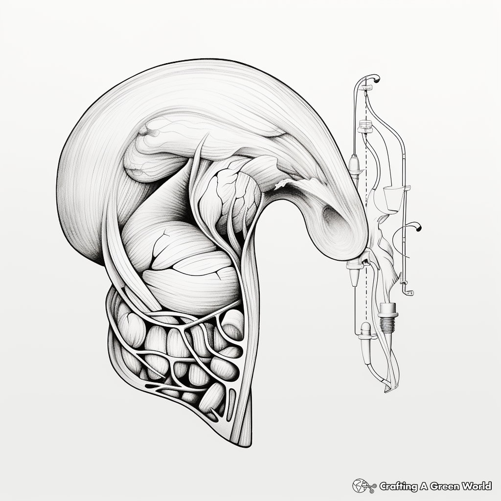Ear coloring pages