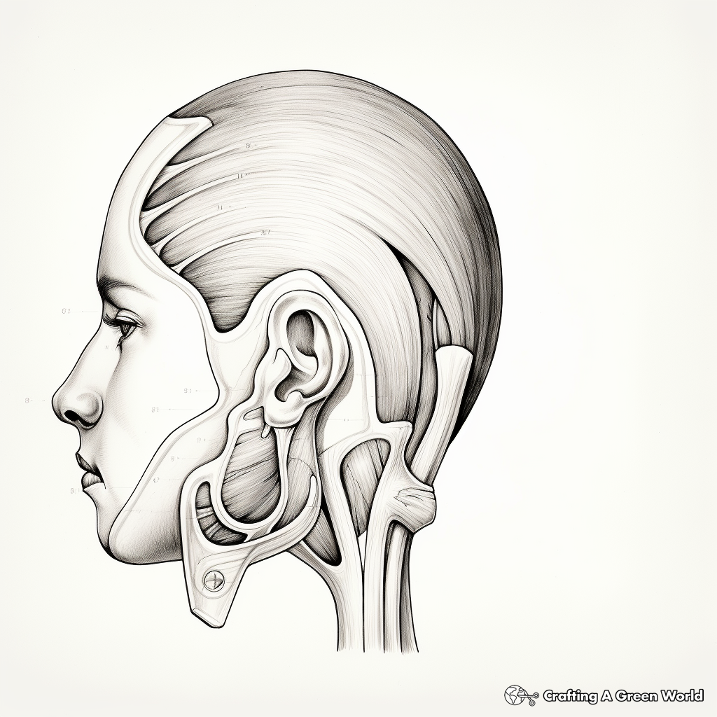 Ear coloring pages