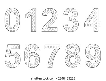 Numeros del al images stock photos d objects vectors