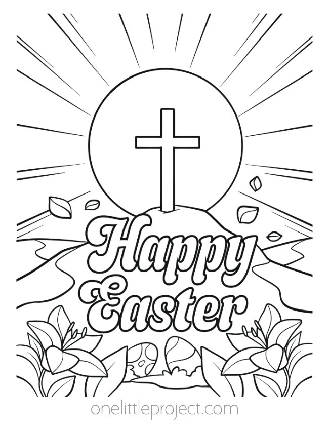 Easter coloring pages free printable easter coloring sheets