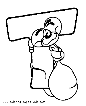 Didle alphabet color pages