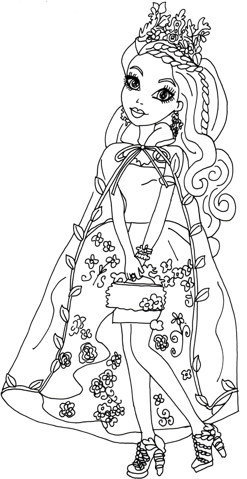 Ever after high coloring pages
