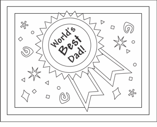 Fathers day diy colouring card printables â hobby in a box