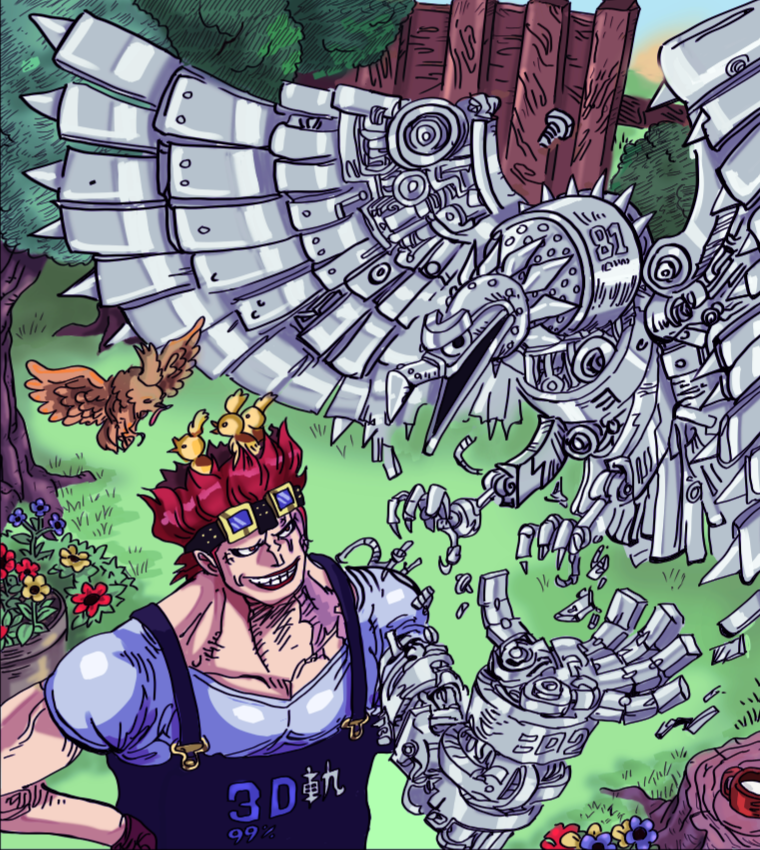 I colored chapters cover page
