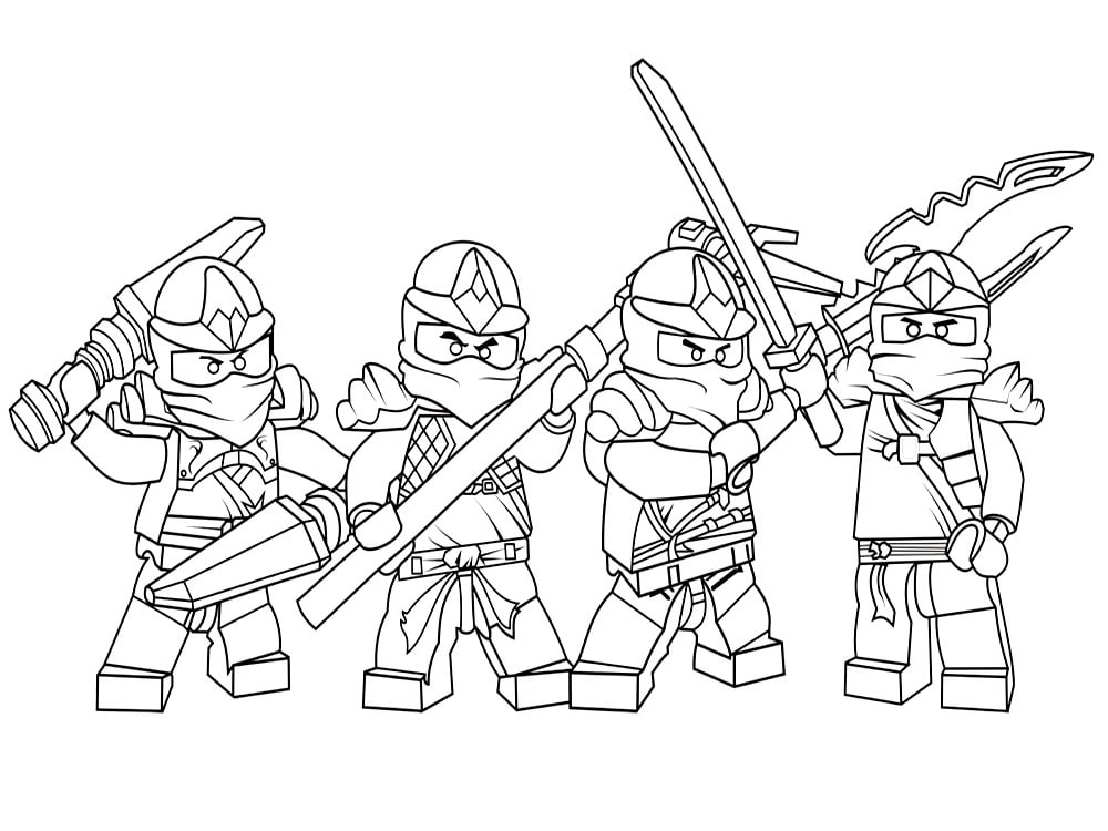Coloring pages for seven