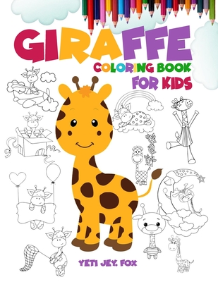 Giraffe coloring book for kids giraffe coloring book for