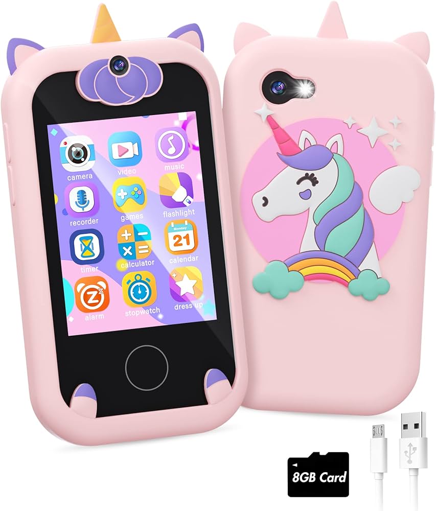 Kids smart phone for girls unicorns gifts for girls toys