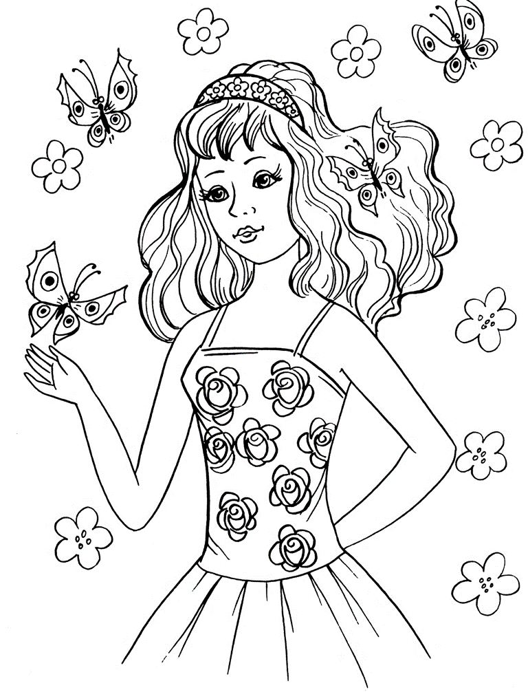 Coloring pages for girls