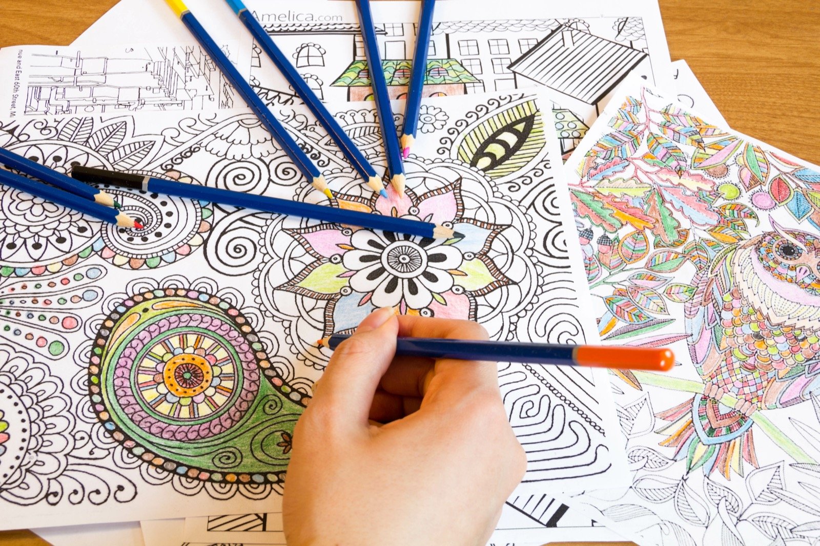 Therapeutic benefits of coloring for adults