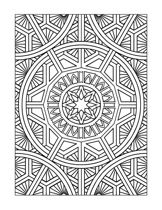 Inspired modern art designs coloring books for grownups cleonique illustration geometric coloring pages mandala coloring pages pattern coloring pages