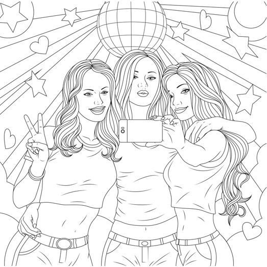 Omeletozeu people coloring pages cute coloring pages bff drawings
