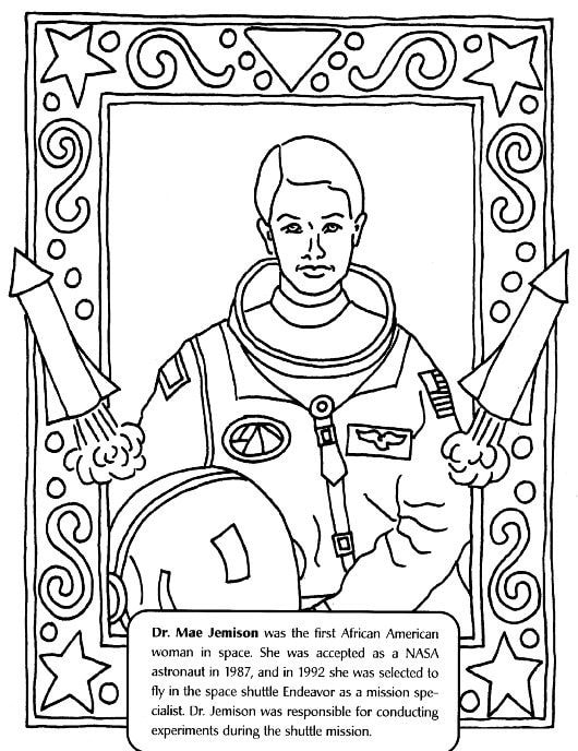 Black history month coloring pages