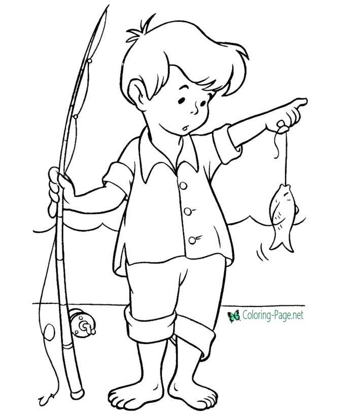 Summer coloring pages