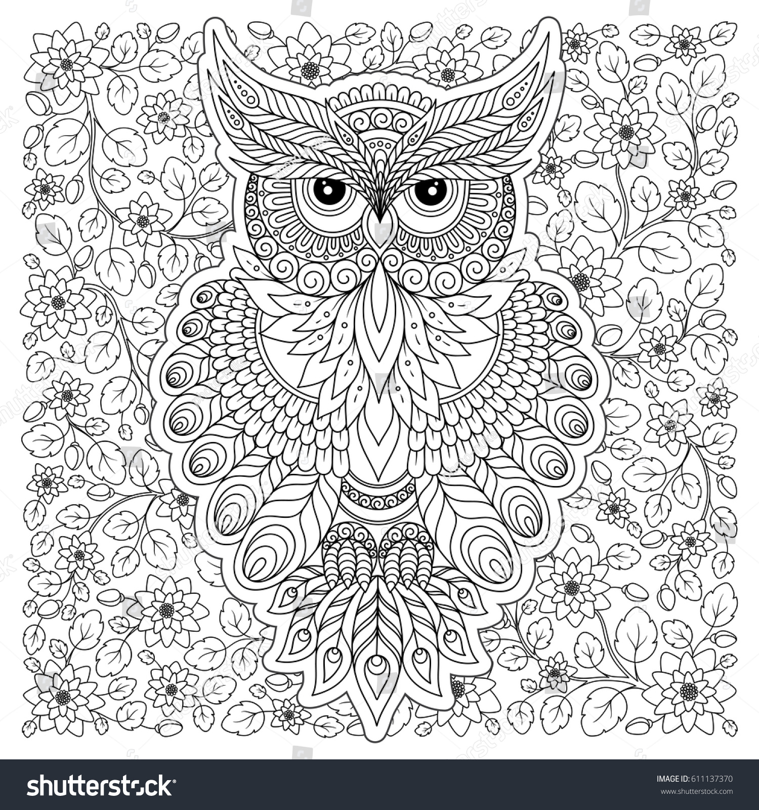 Coloring book adult older children coloring stock vector royalty free