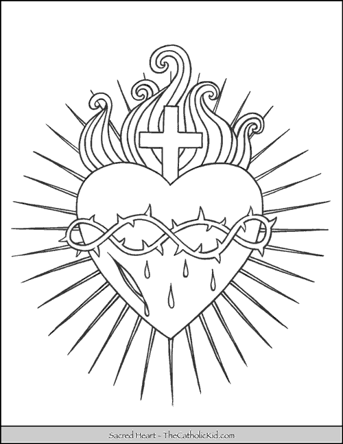 Color catholic coloring pages online