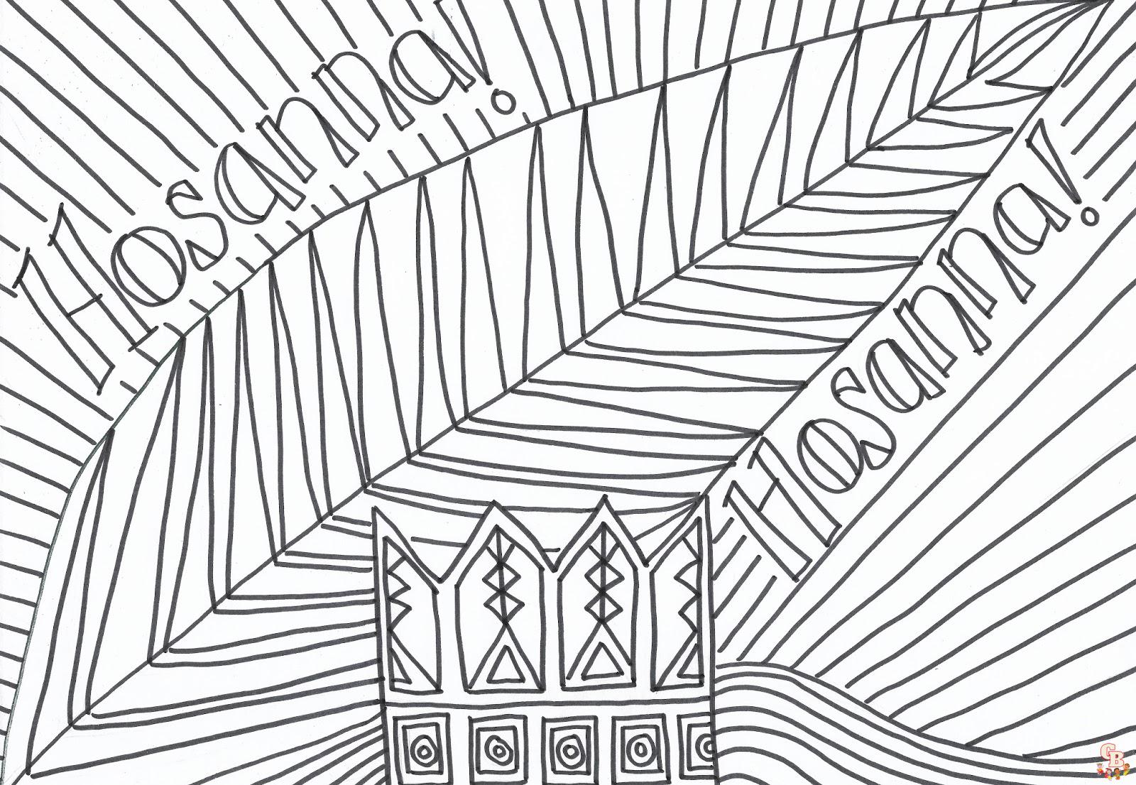 Palm sunday coloring pages engaging and educational activities for kids