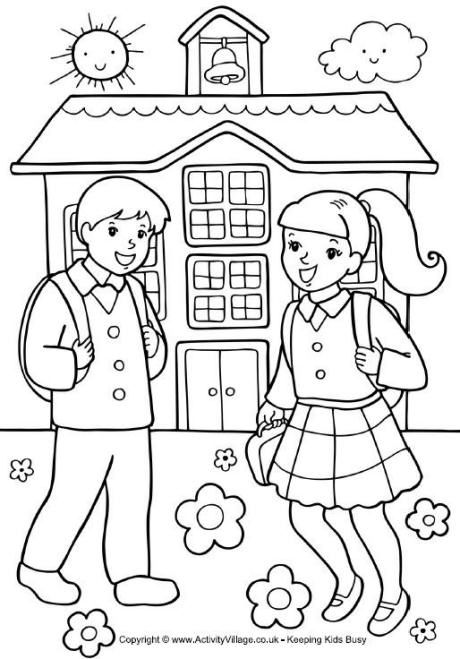 School children colouring page school coloring pages preschool coloring pages sunday school coloring pages