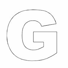 Top free printable letter g coloring pages online