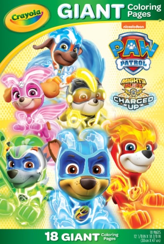 Crayola paw patrolâ giant coloring pages pk pk