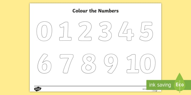 Color the numbers to coloring page teacher