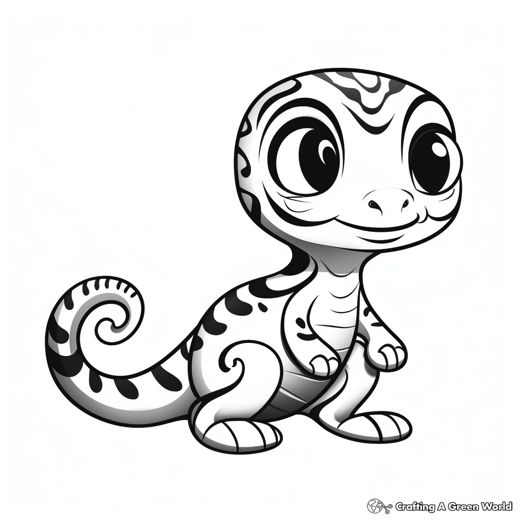 Salamander coloring pages