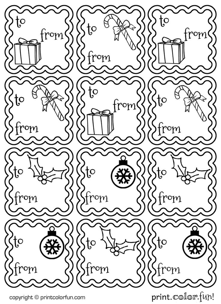 Christmas gift tags ruffled print color fun free printables colorinâ christmas gift tags christmas gift tags printable free printable christmas gift tags