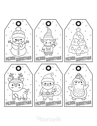 Free printable christmas tags for your holiday gifts