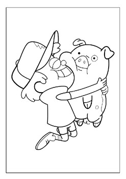 Create your own adventure with gravity falls coloring pages collection for kids