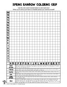 Spring and easter mystery pictures grid coloring pages woo jr kids activities childrens publishing mystery pictures coloring pages hidden pictures