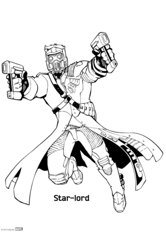 Guardians of the galaxy coloring pages free coloring pages