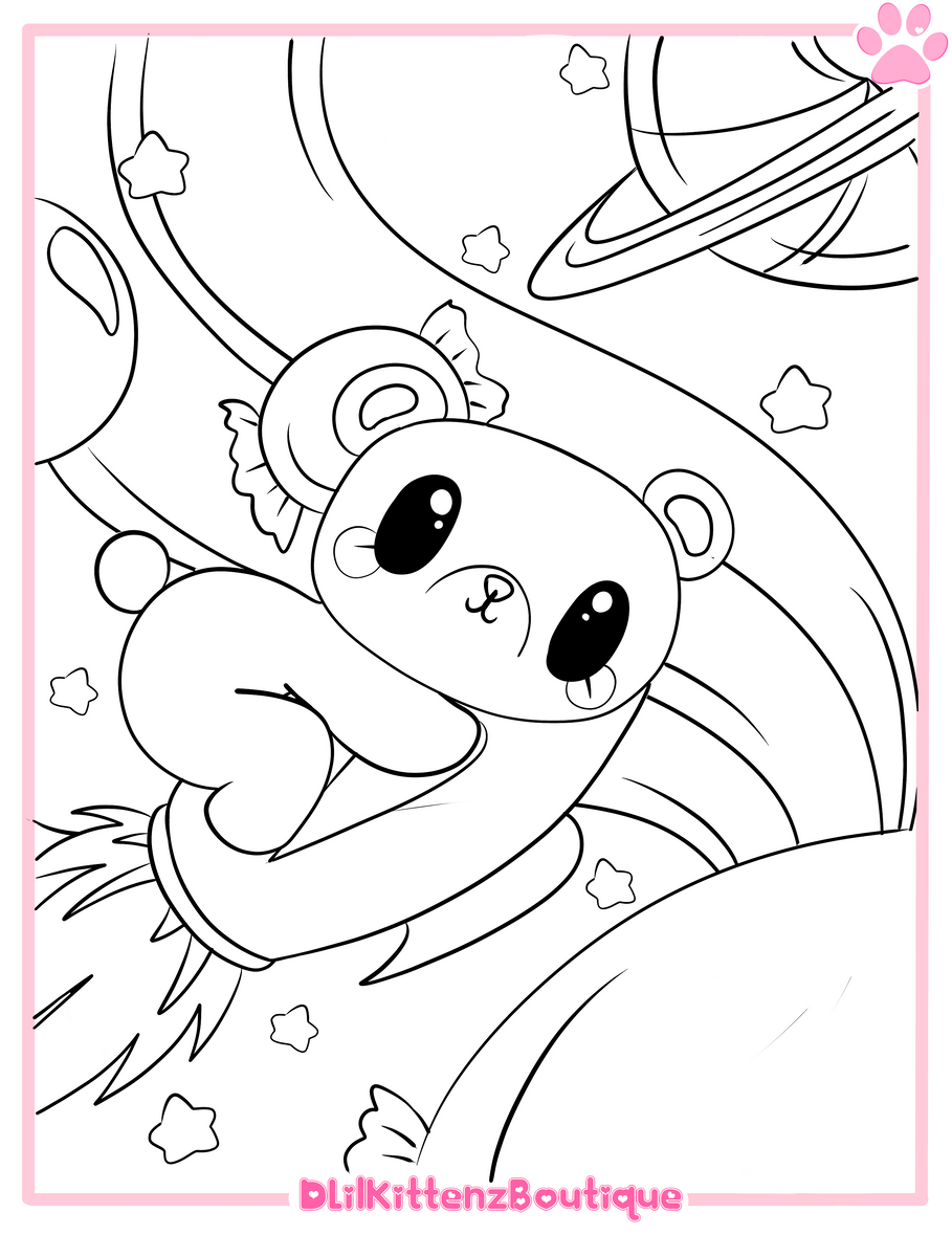 Mochi coloring page â dlkb