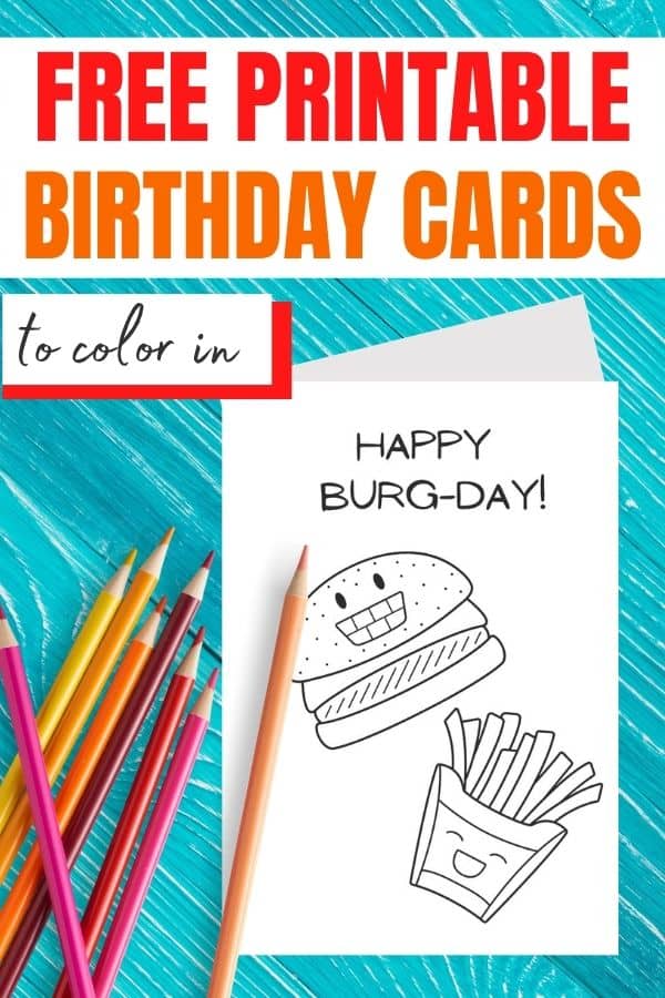 Happy birthday coloring card free printables designs parties made personal