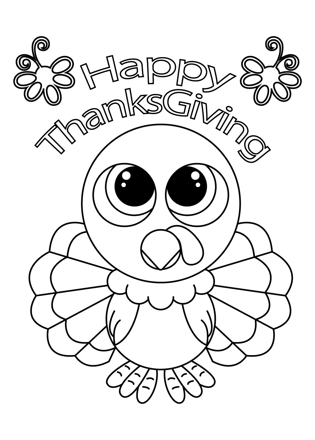 Thanksgiving coloring pages by coloringpageswk on