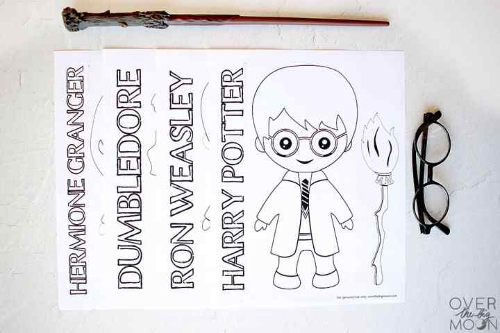 Free harry potter coloring pages