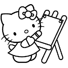 Top free printable hello kitty coloring pages online