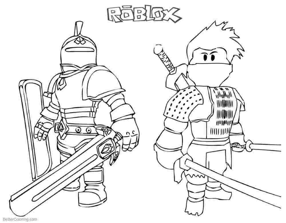 Roblox coloring pages for kids boyama sayfalarä savaåãälar boya