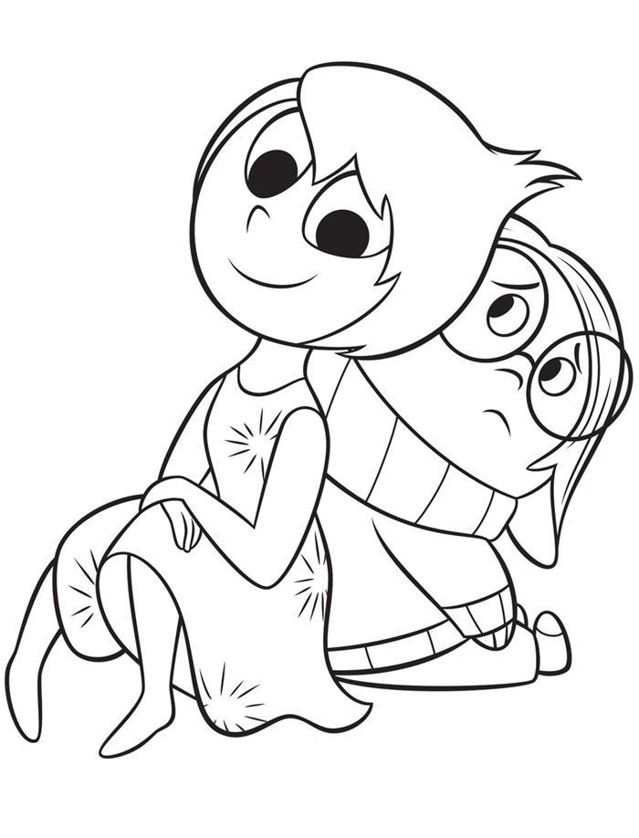 Adorable inside out coloring pages for your little one disney coloring pages inside out coloring pages coloring pages
