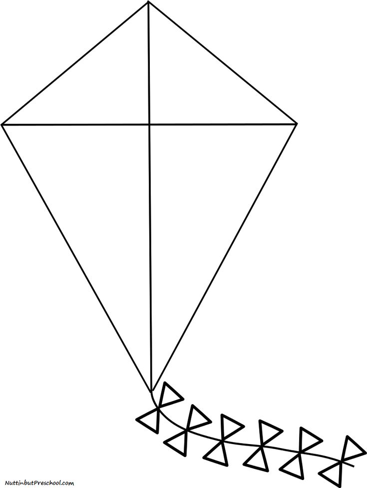 Kite coloring pages images toddler art projects cute art projects kite template