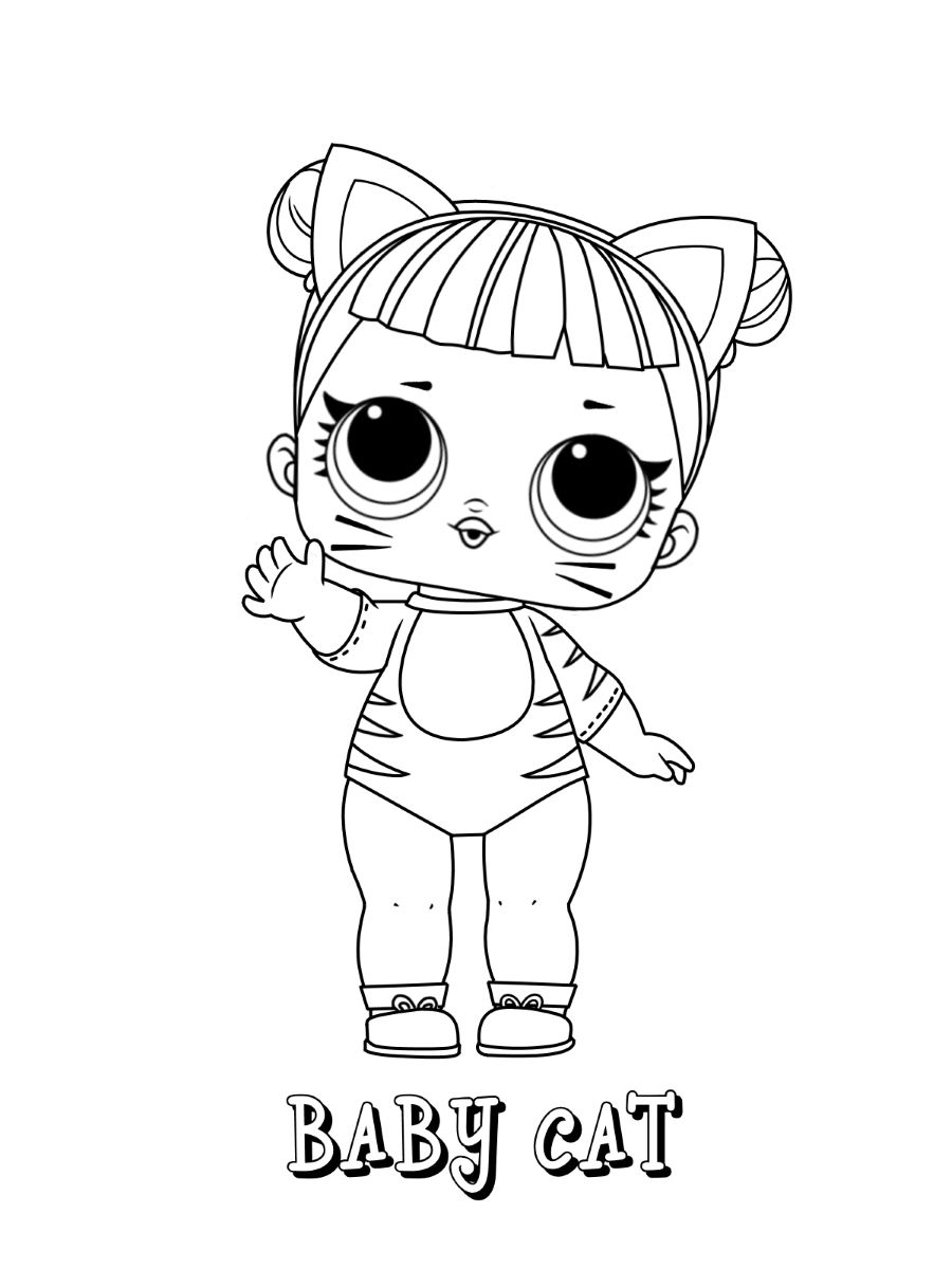 Lol surprise coloring pages print and color