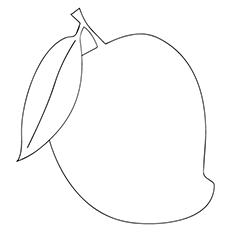Best free printable mango coloring pages for toddlers