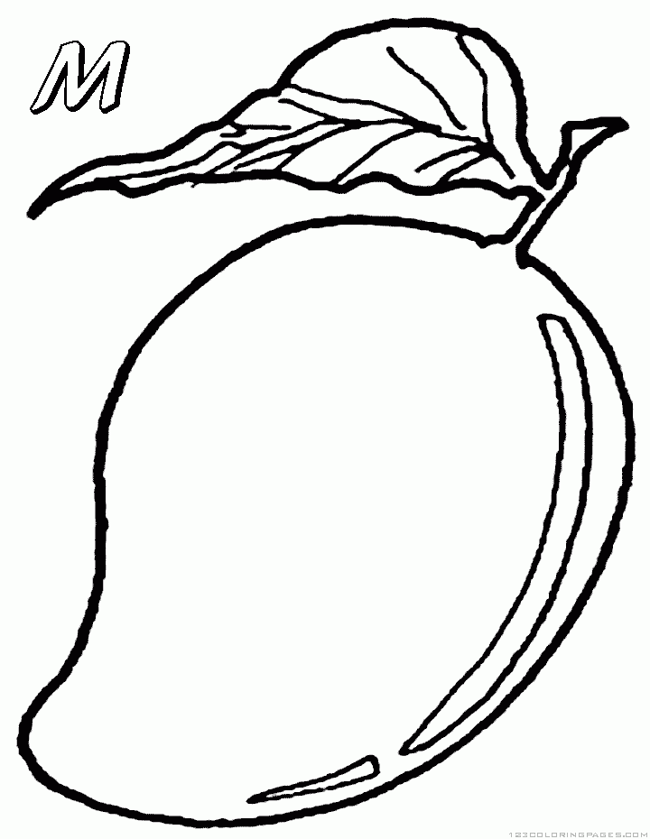 Worksheet of mango